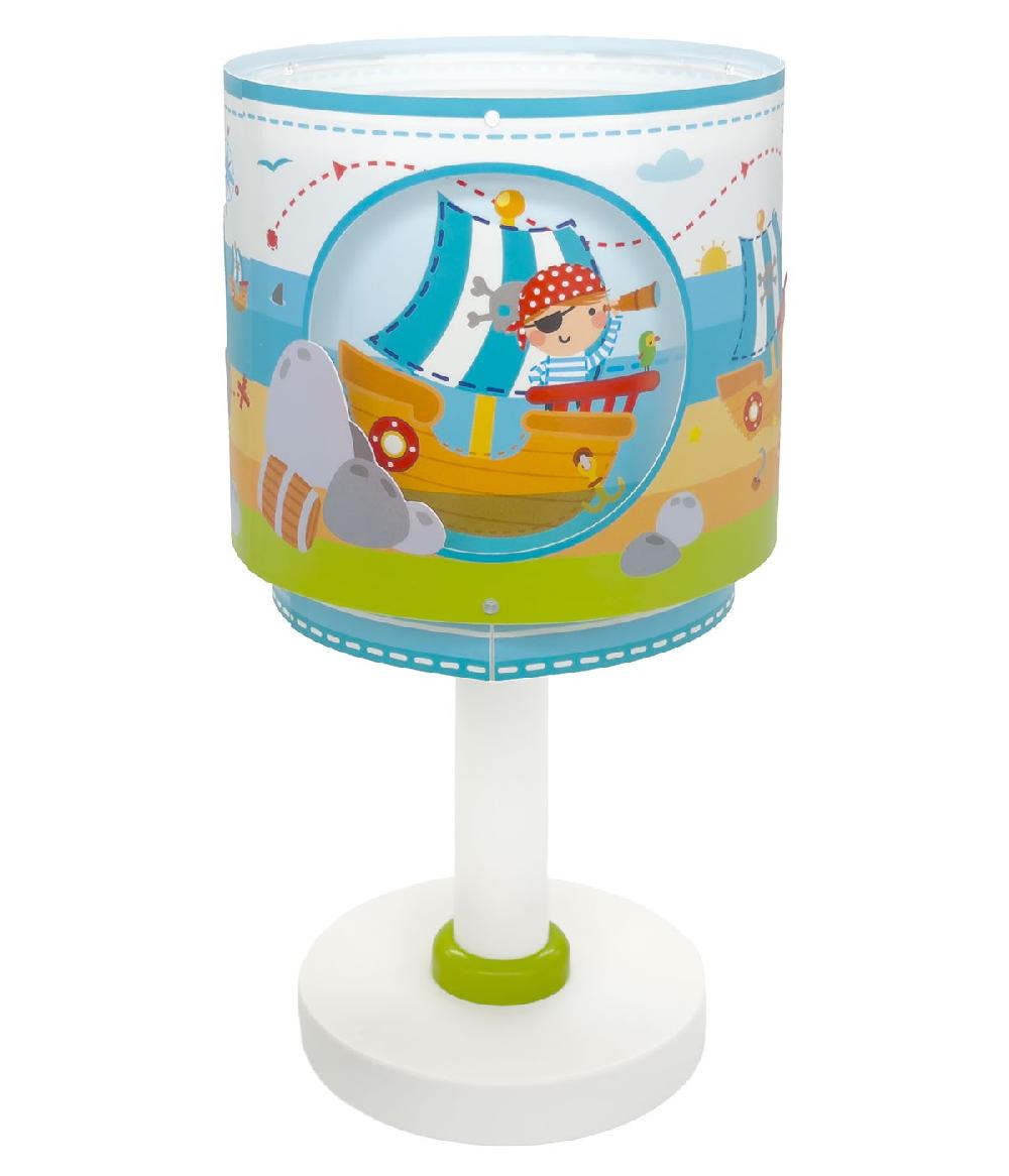 Dansi Lámpara de mesa infantil Pirate Island Isla Pirata Libre de impuestos