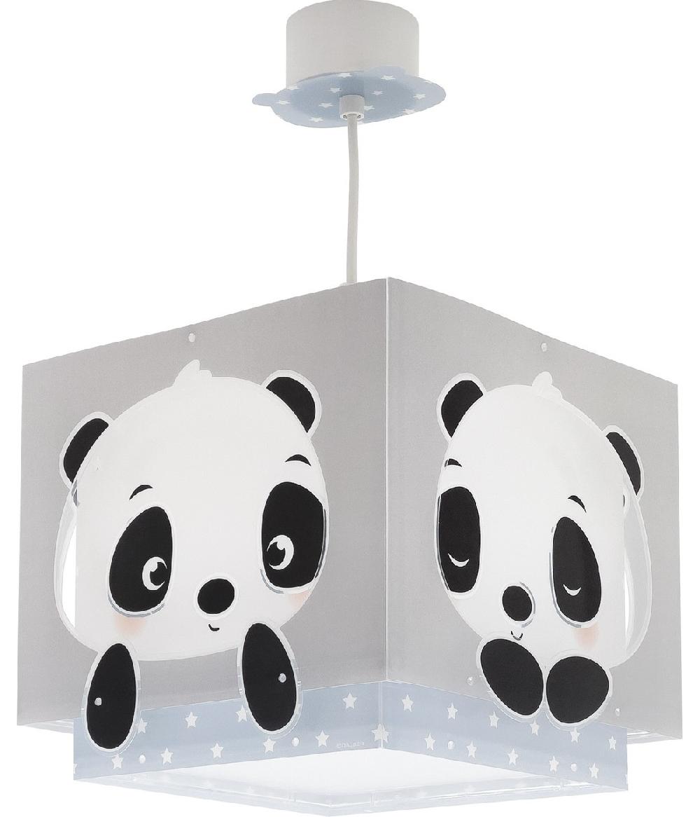 Dansi Lámpara de techo infantil Panda azul Rebajas de fin de temporada