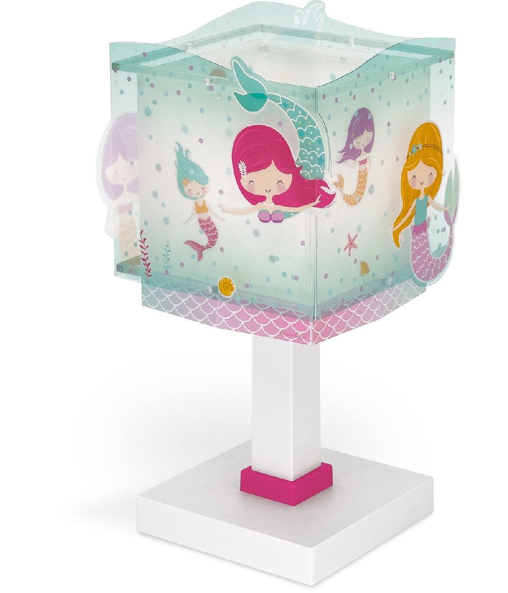 Dansi Lámpara de mesa infantil Mermaids Sirenas En línea