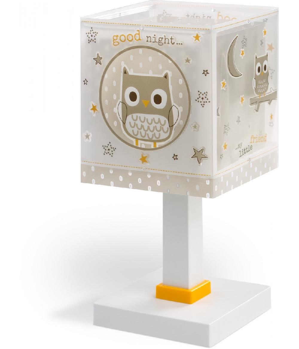Dansi Lámpara de mesita infantil Good Night Búho Outlet online