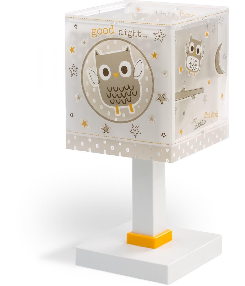 Dansi Lámpara de mesita infantil Good Night Búho Outlet online