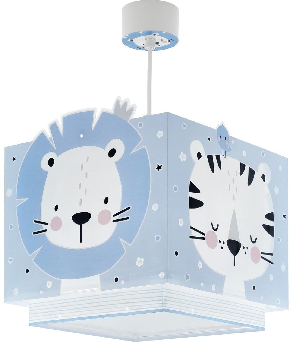 Dansi Lámpara de techo infantil Baby Jungle animales bosque azul Rebajas online