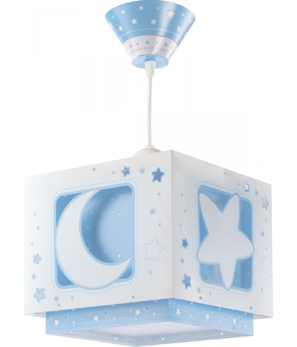 Dansi Lámpara de techo infantil Moonlight Luna y Estrellas azul Envío gratis