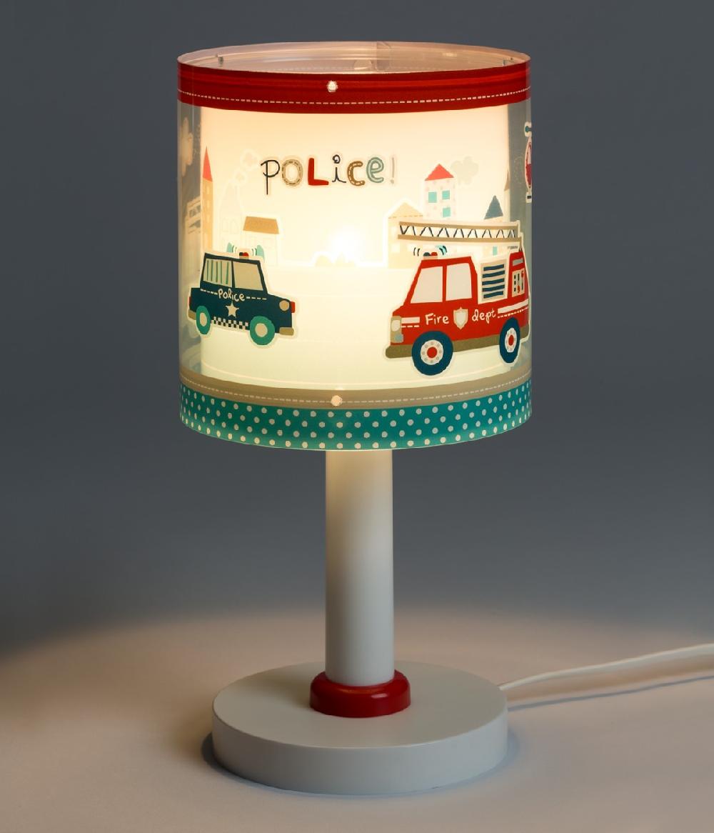 Dansi Lámpara de mesa infantil Policia y Bomberos Envío gratis