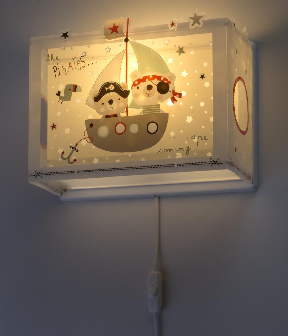 Dansi Aplique de pared infantil The Piratas Promoción trimestral
