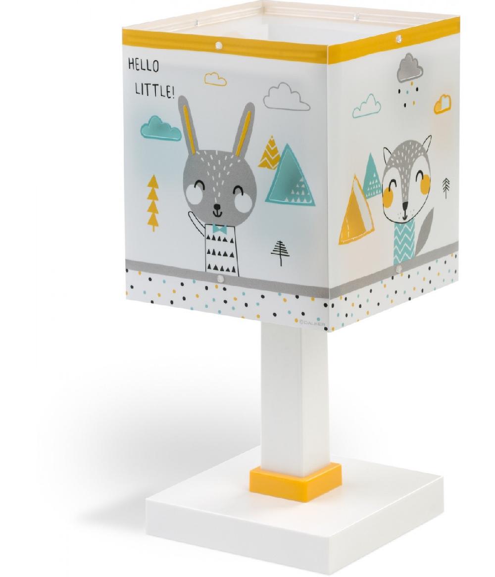 Dansi Lámpara de mesita infantil Hello Little animales bosque Envío internacional gratuito