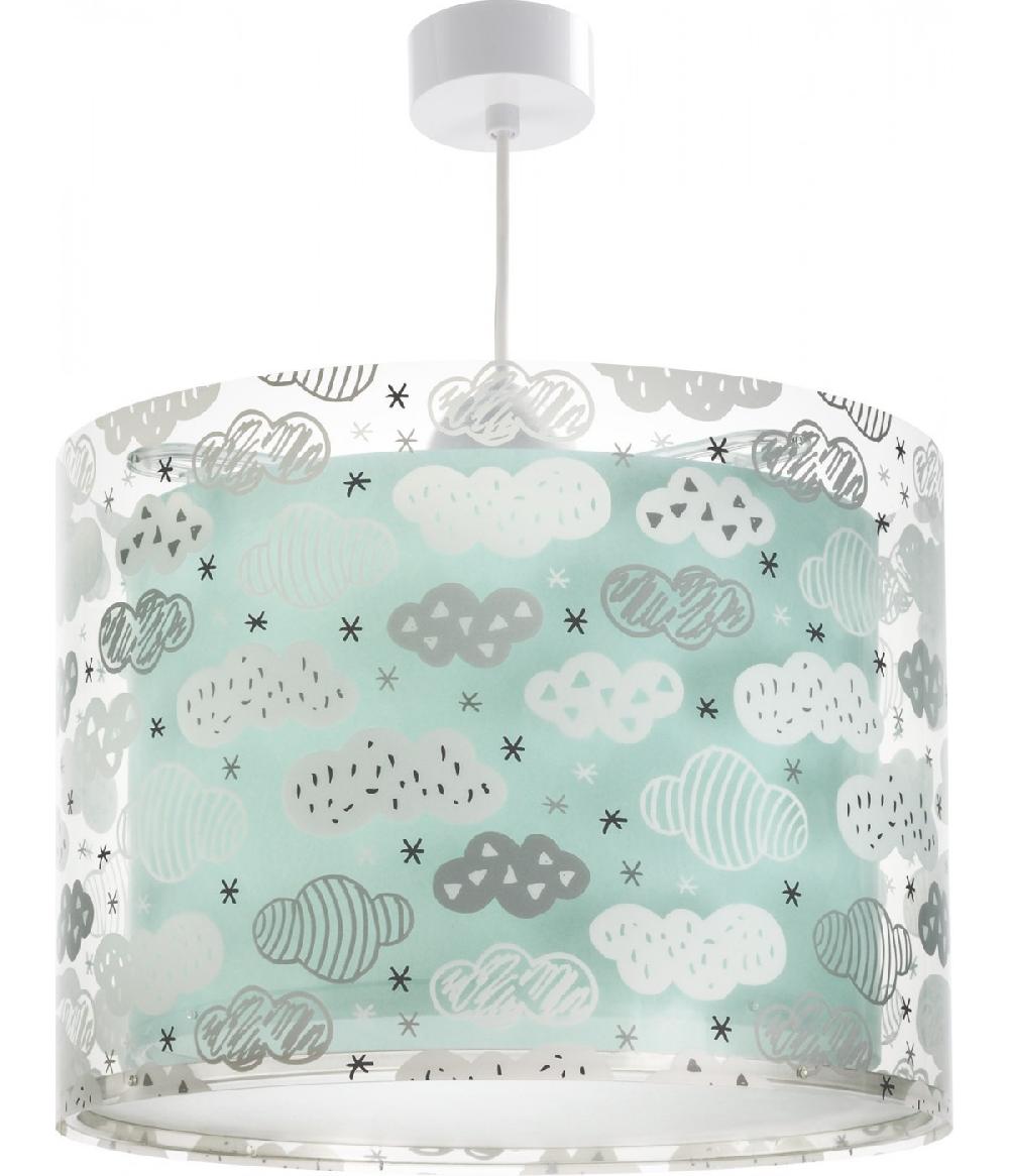 Dansi Lámpara de techo infantil Clouds Nube verde Oferta exclusiva