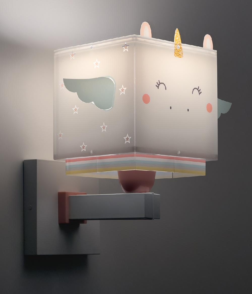 Dansi Aplique de pared infantil Little Unicorn Pequeño Unicornio Rebajas de fin de temporada
