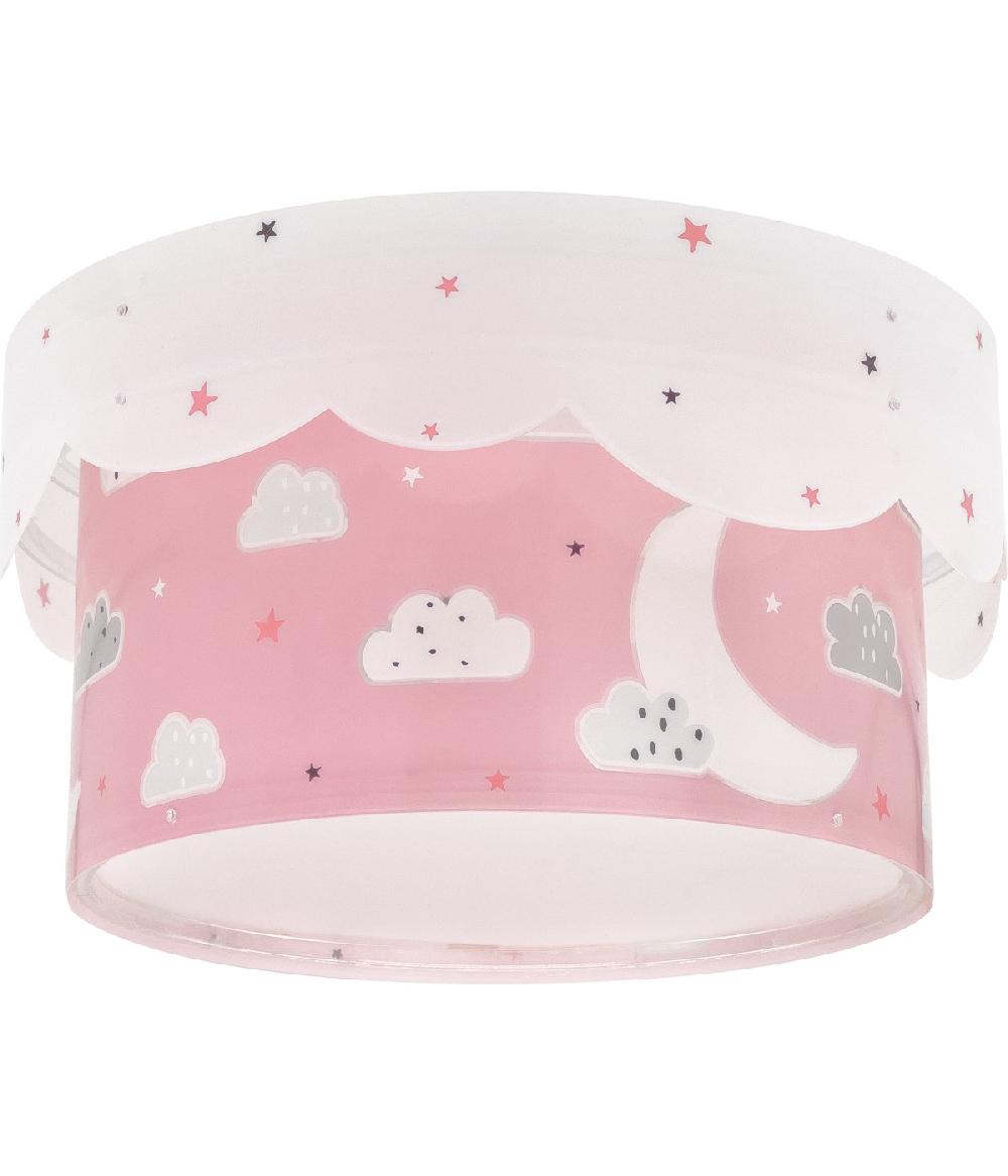 Dansi Plafón infantil Moon Luna rosa Outlet