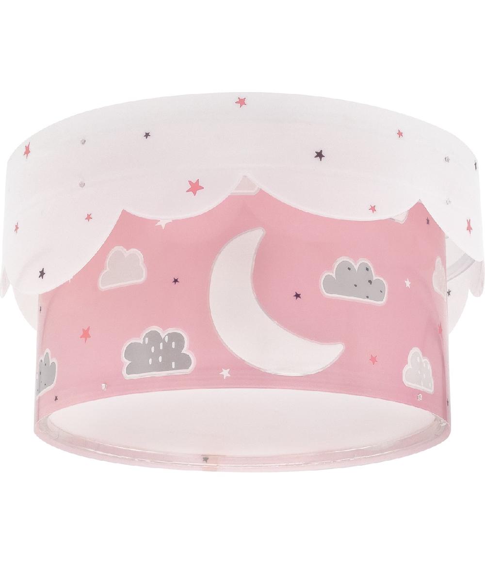 Dansi Plafón infantil Moon Luna rosa Outlet