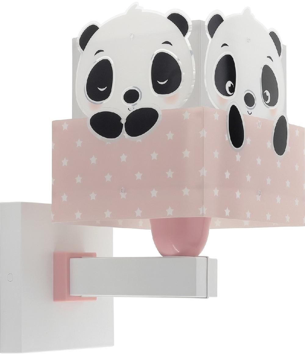 Dansi Aplique de pared infantil Panda rosa Outlet online