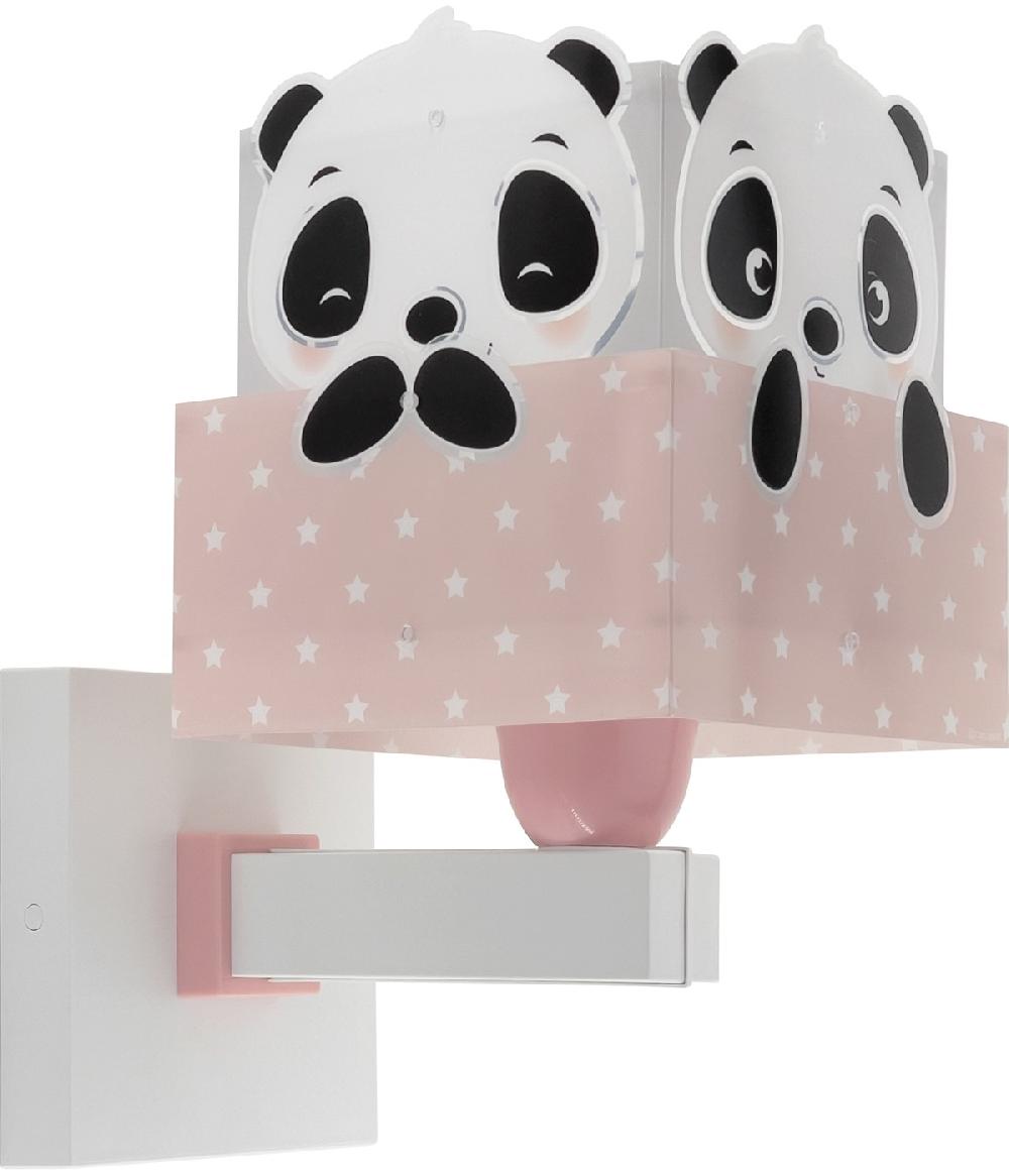 Dansi Aplique de pared infantil Panda rosa Outlet online