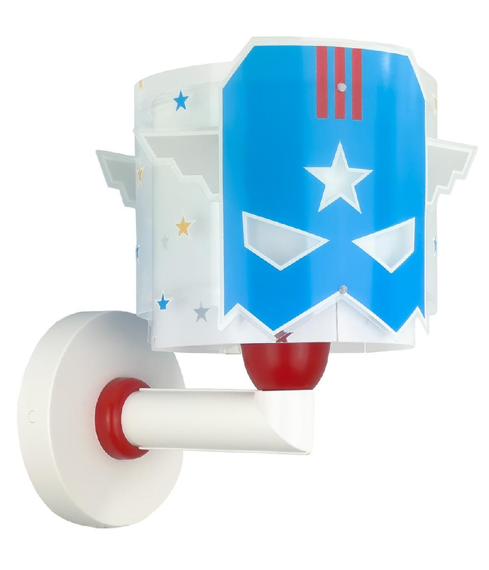 Dansi Aplique de pared infantil Blue Hero Rebajas top