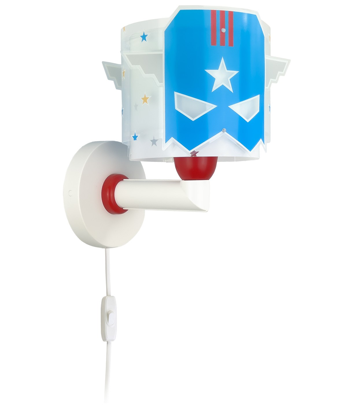Dansi Aplique de pared infantil Blue Hero Rebajas top