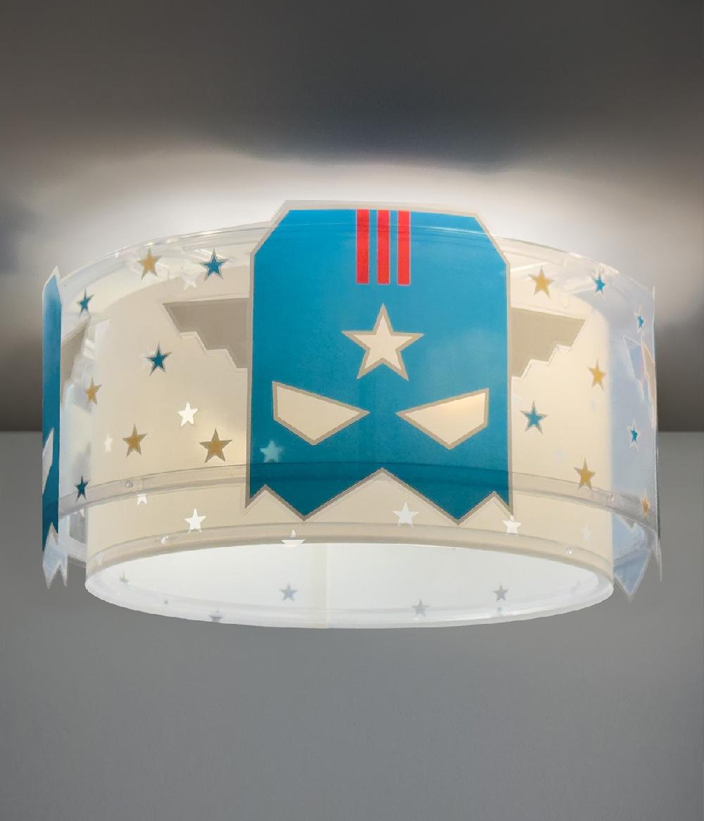 Dansi Plafón de techo infantil Blue Hero