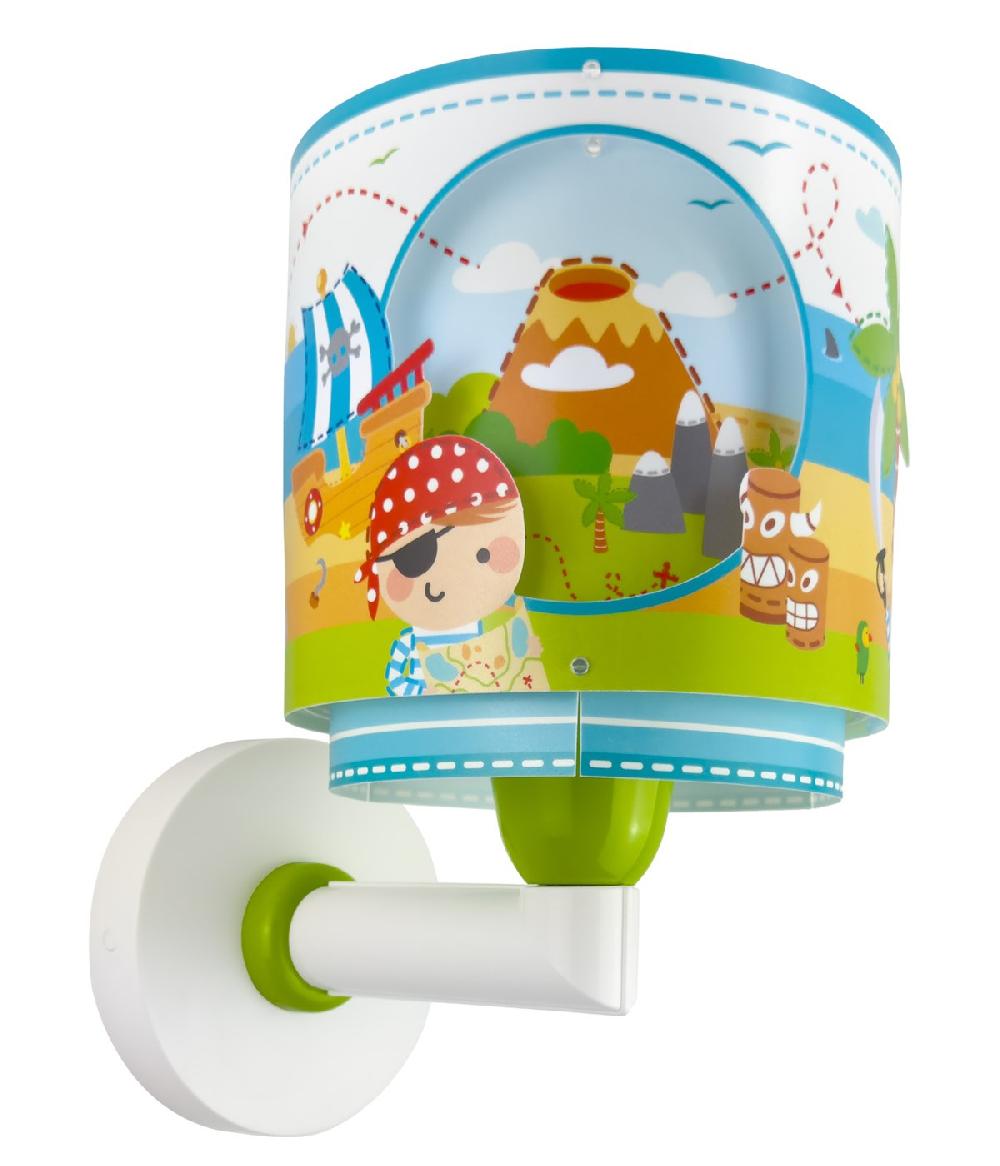Dansi Aplique de pared infantil Pirate Island Isla Pirata Último día