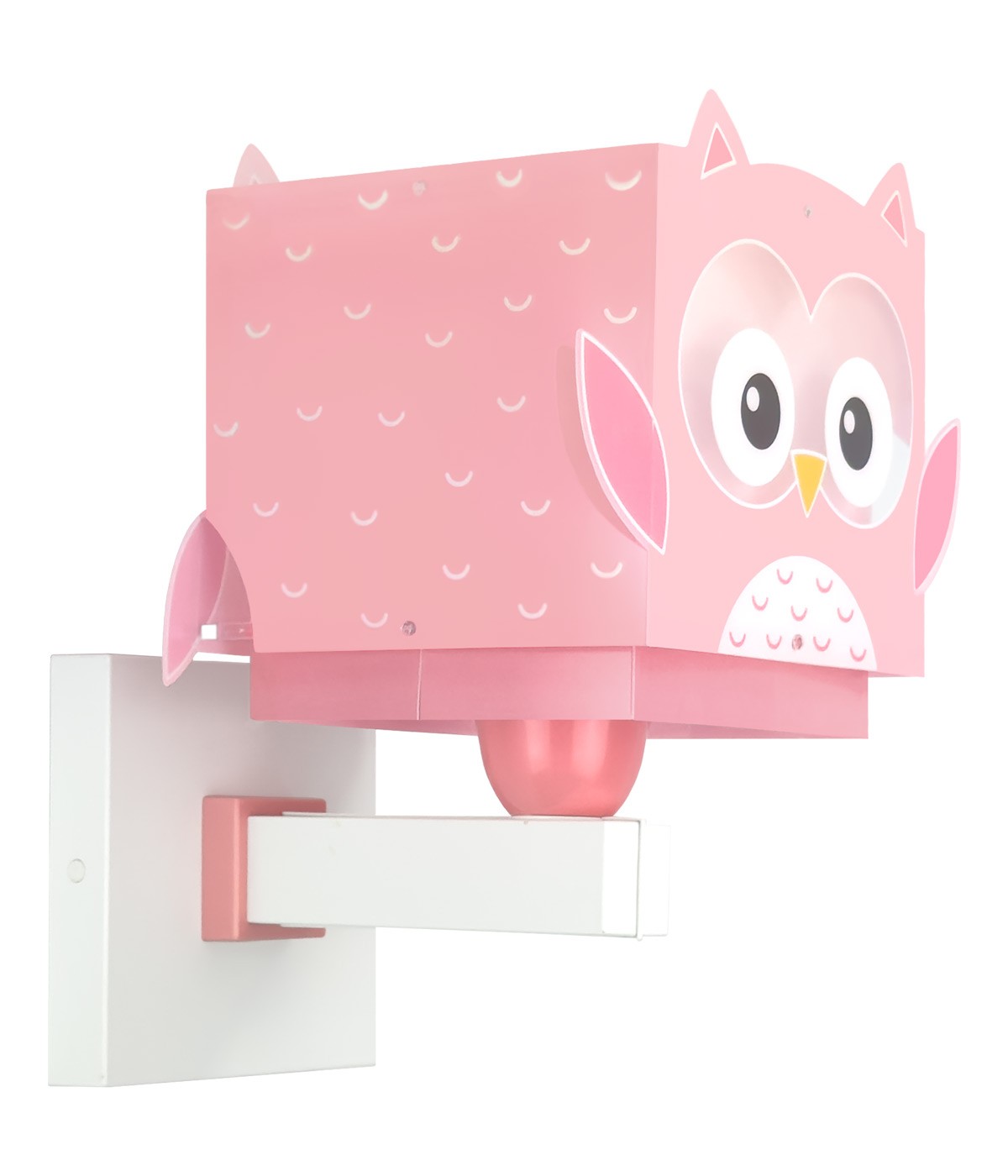 Dansi Aplique de pared infantil Little Pink Owl Búho Rosa Precio de fábrica