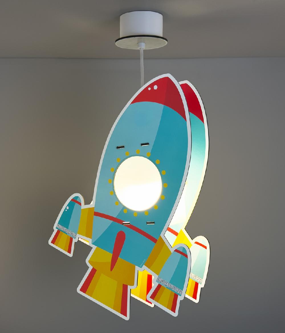 Dansi Lámpara de techo infantil Cohete Rocket - eco friendly Promoción trimestral