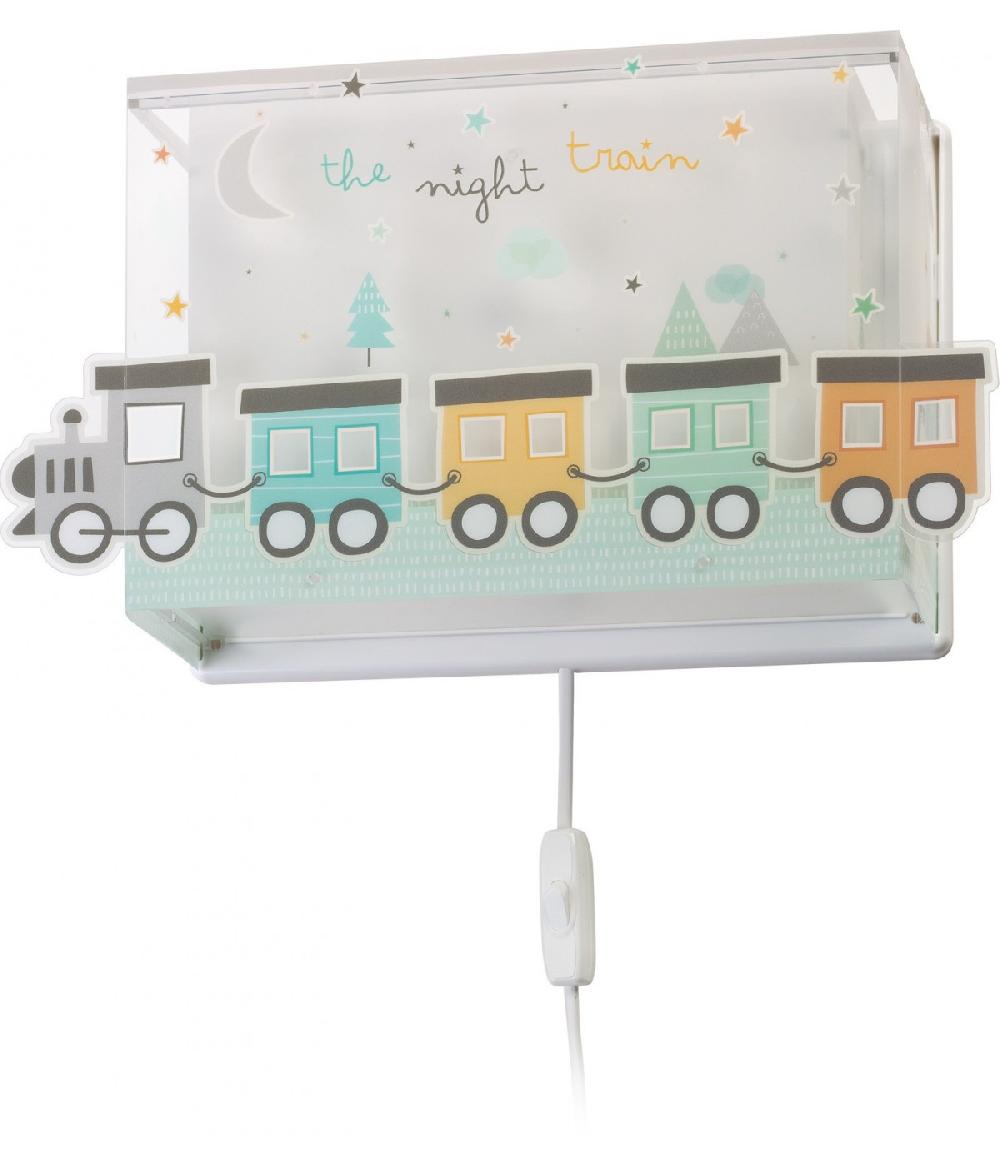 Dansi Aplique de pared infantil The Night Train Tren Liquidación