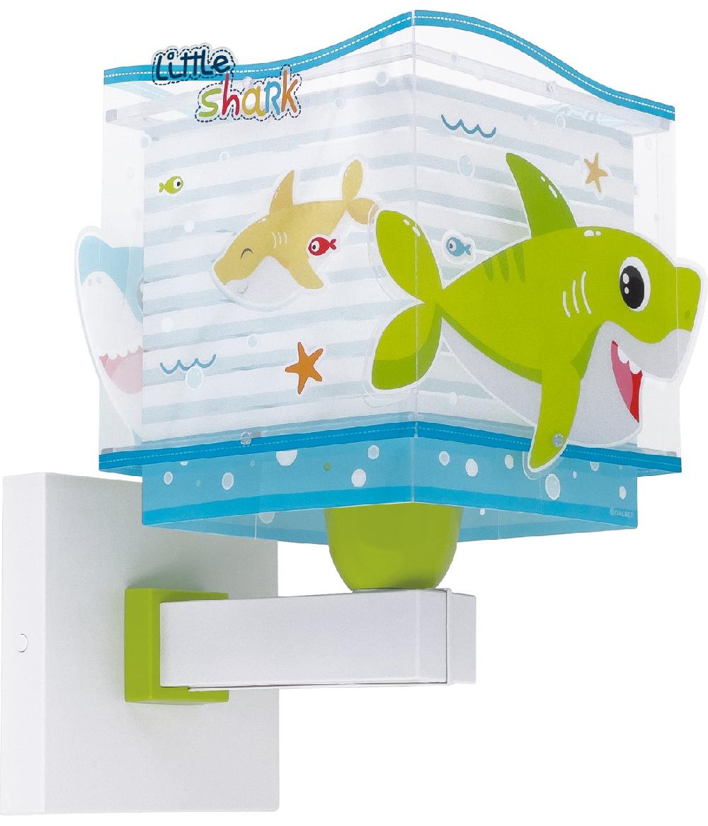 Dansi Aplique de pared infantil Little Shark Pequeño Tiburón Rebajas baratas