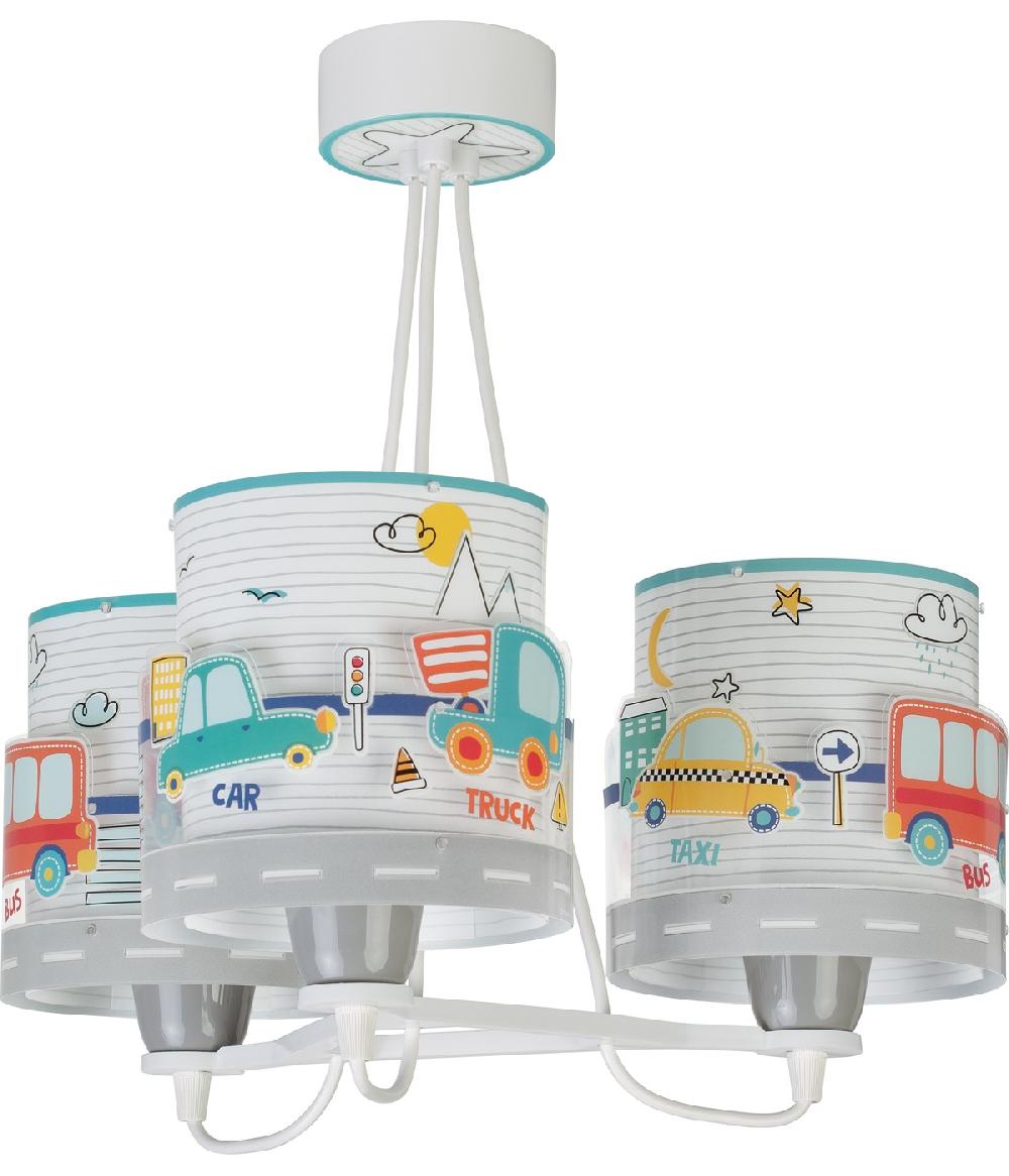 Dansi Lámpara de techo 3 luces infantil Baby Travel aviones y coches Mejor oferta