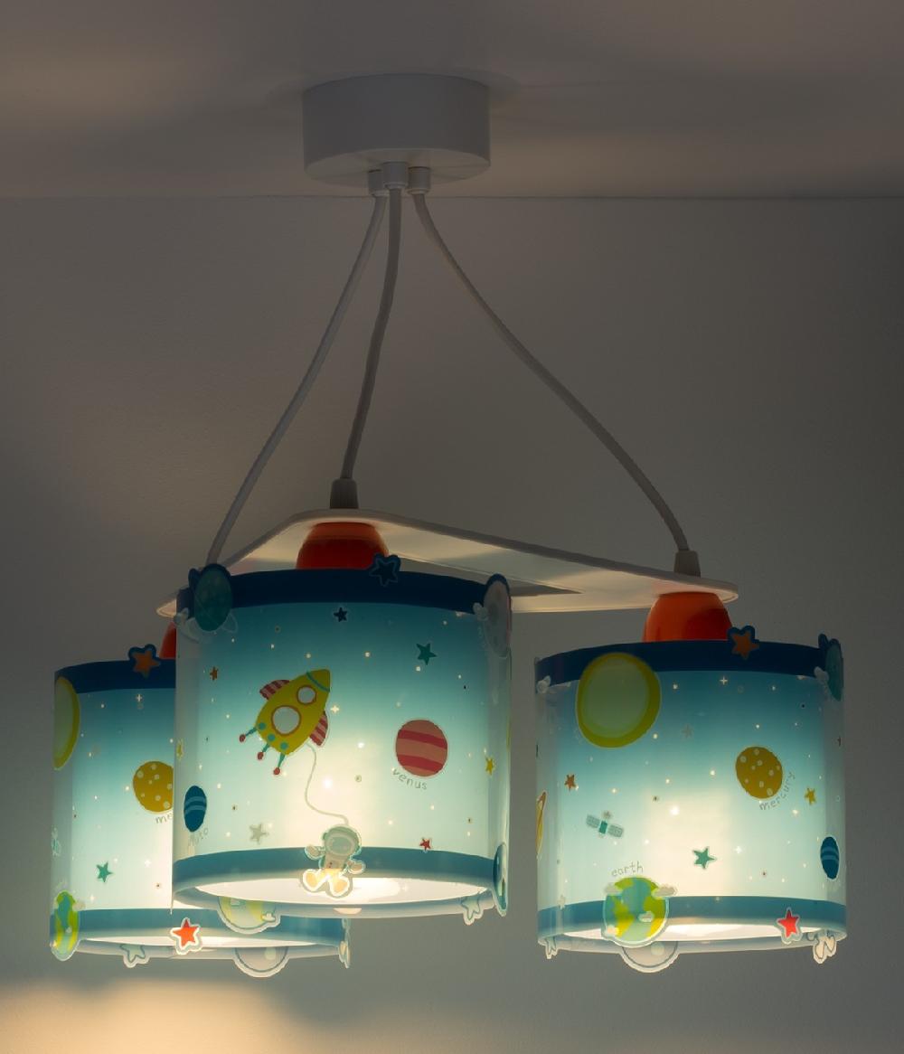 Dansi Lámpara de techo 3 luces infantil Planets Planetas sistema solar Oferta especial
