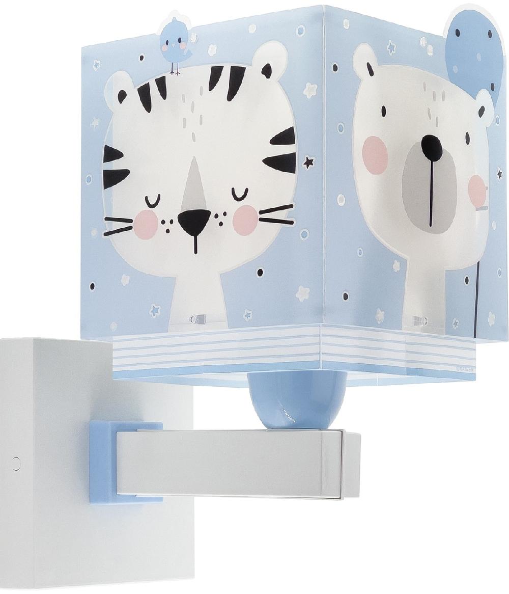 Dansi Aplique de pared infantil Baby Jungle animales bosque azul Descuentos del mes