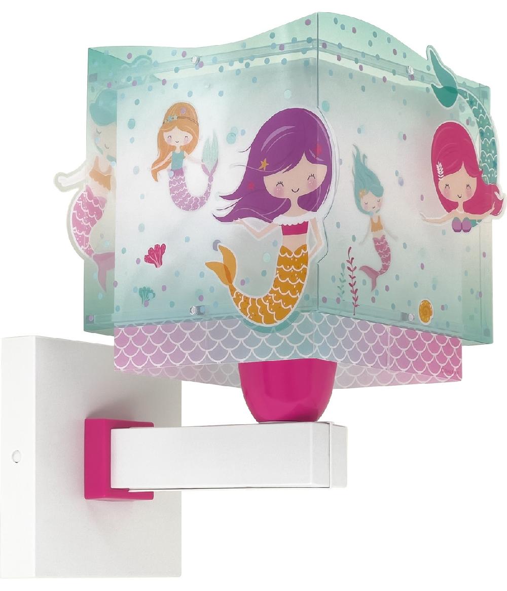 Dansi Aplique de pared infantil Mermaids Sirenas Última moda