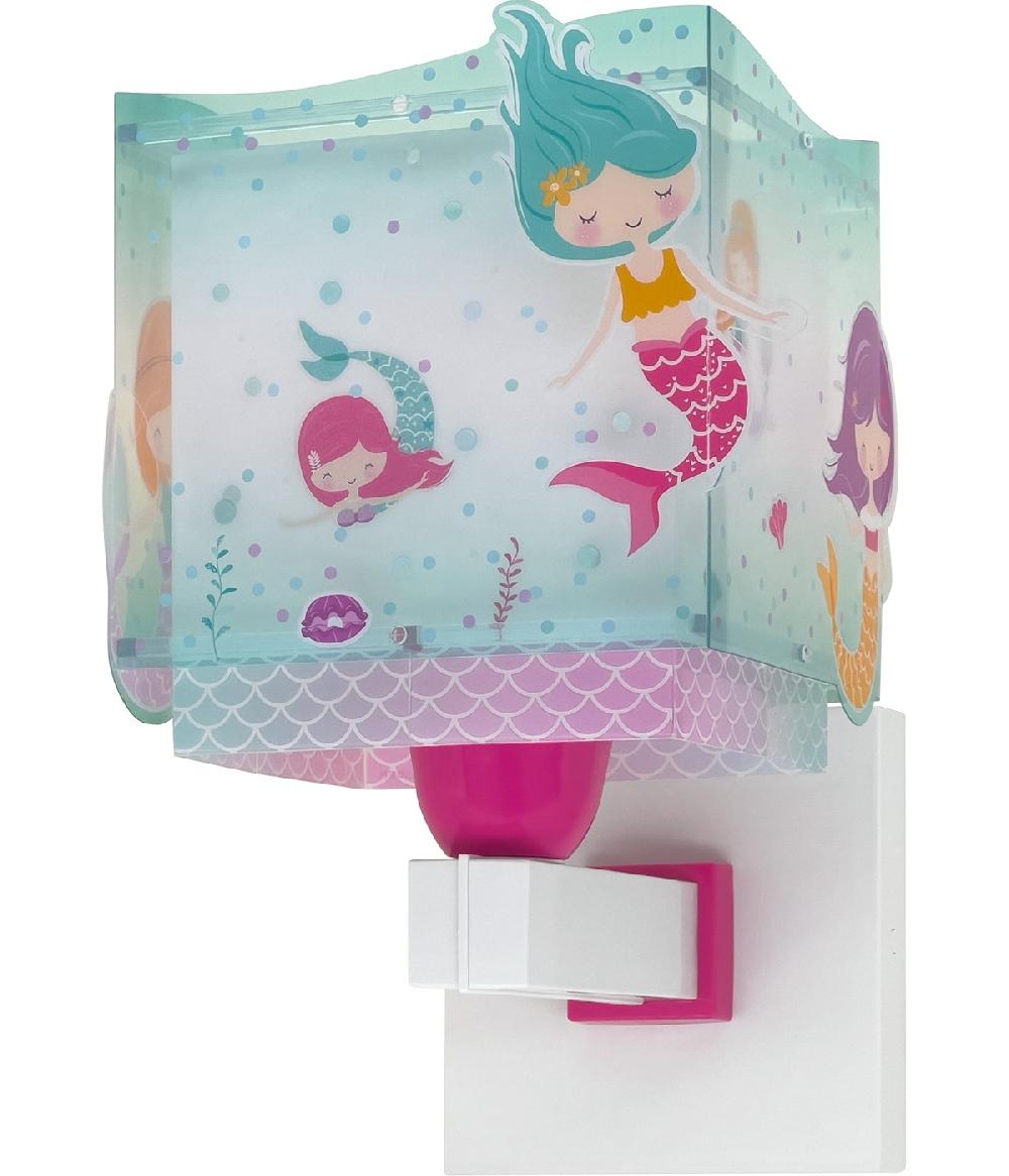 Dansi Aplique de pared infantil Mermaids Sirenas Última moda