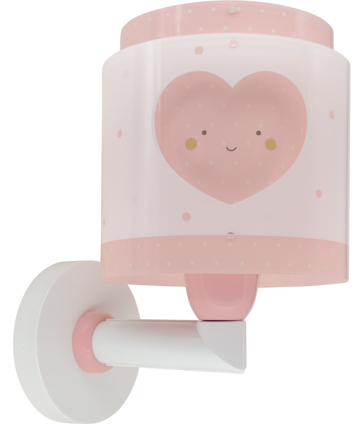 Dansi Aplique de pared infantil Baby Dreams Corazón rosa En línea