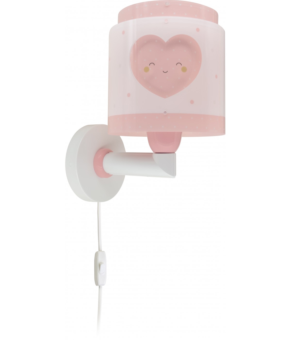 Dansi Aplique de pared infantil Baby Dreams Corazón rosa En línea