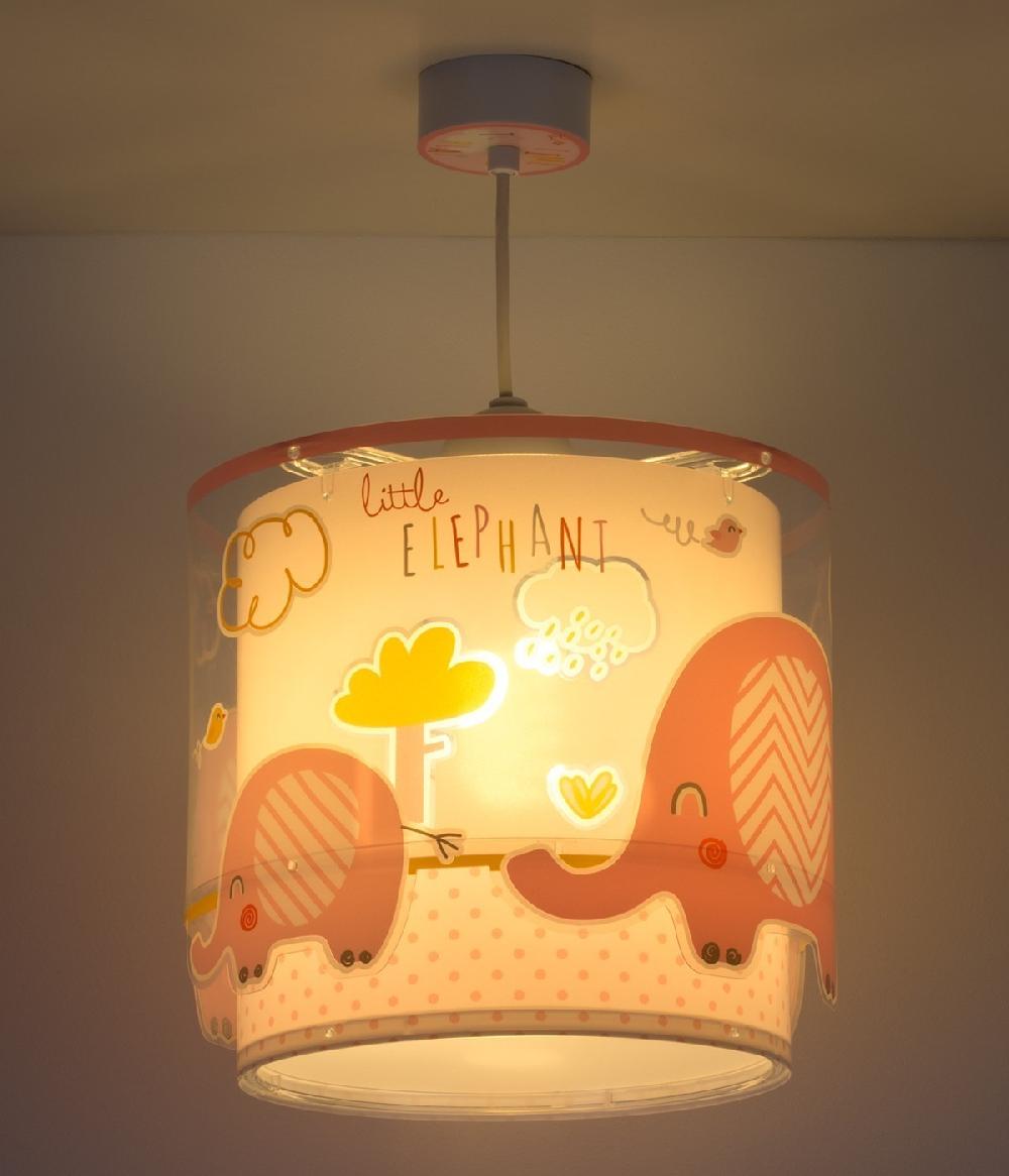 Dansi Lámpara de techo infantil Little Elephant Elefante rosa Venta caliente