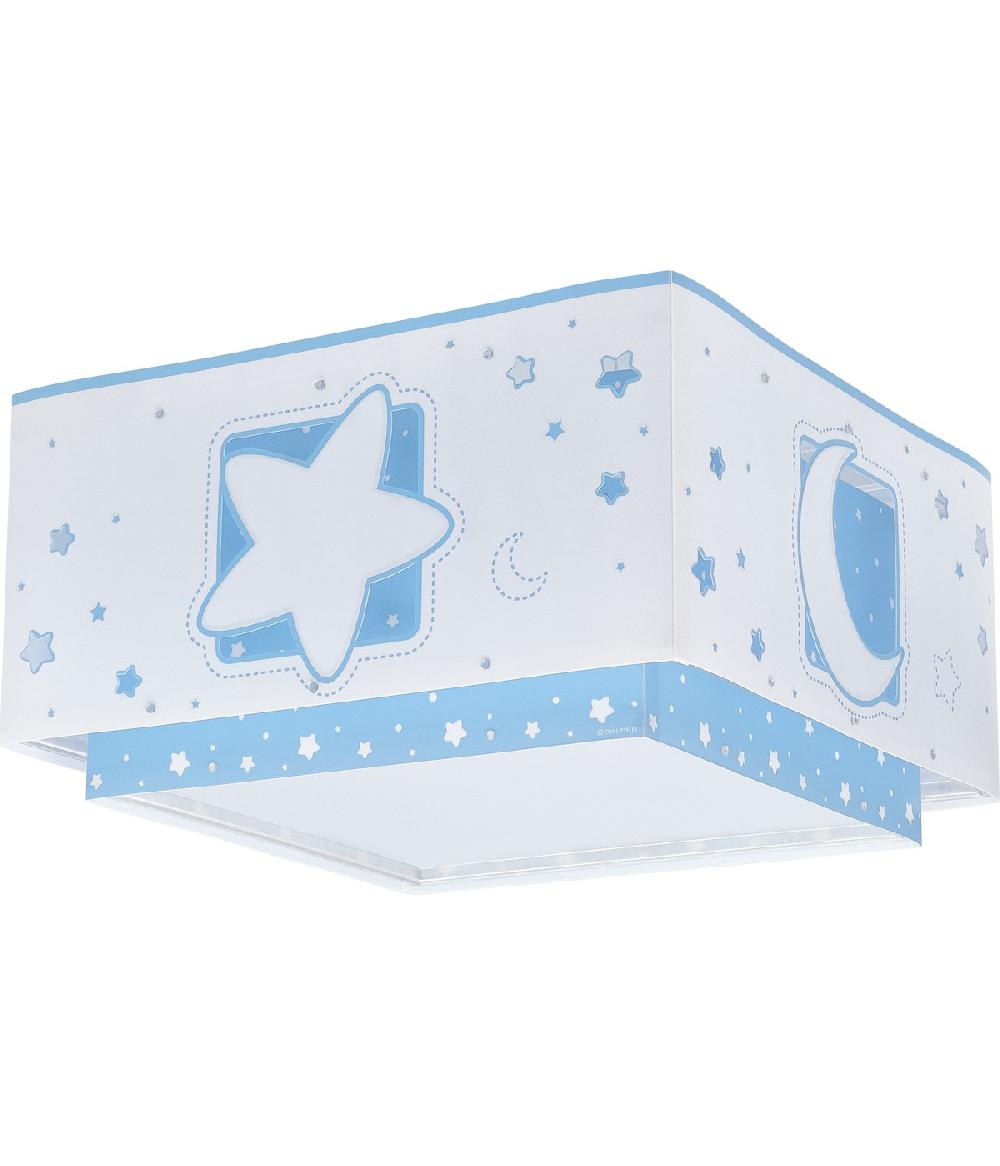 Dansi Plafón infantil Moonlight Luna y Estrellas azul En oferta
