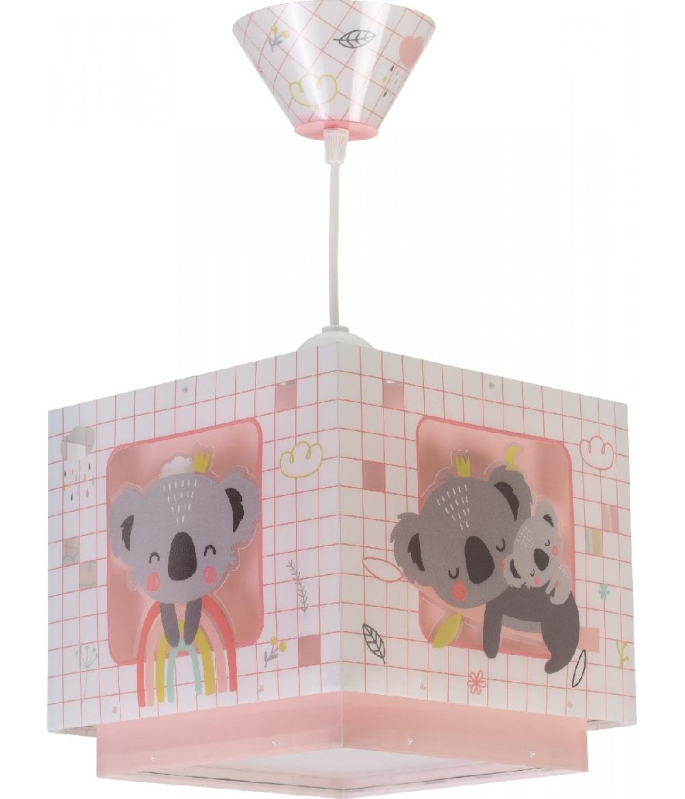 Dansi Lámpara de techo infantil Koala rosa Tienda