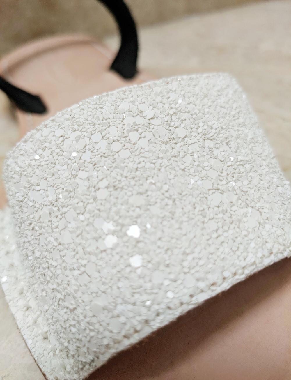 Del rio london Ibiza sandals white - black slingback Última moda
