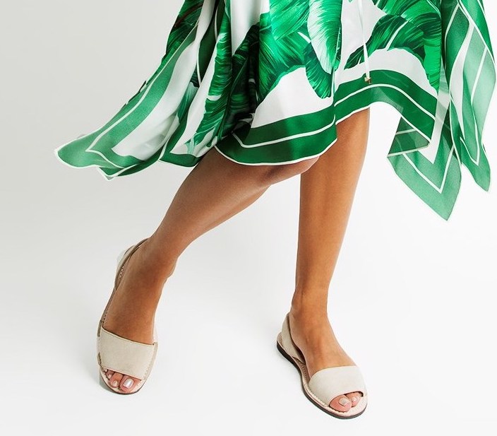 Del rio london Suede sandals nude Devoluciones gratuitas