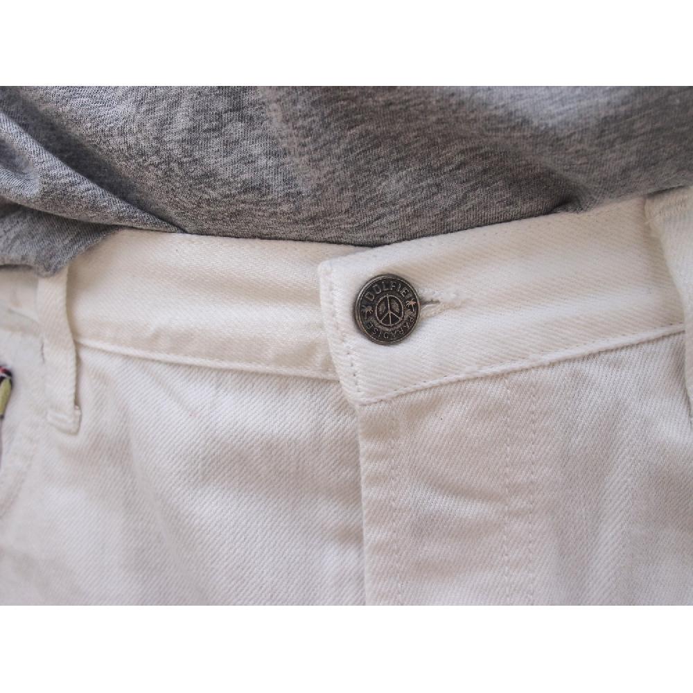 ﻿Dolfie JEANS MAN JARED - WHITE RETRO Tienda de fábrica
