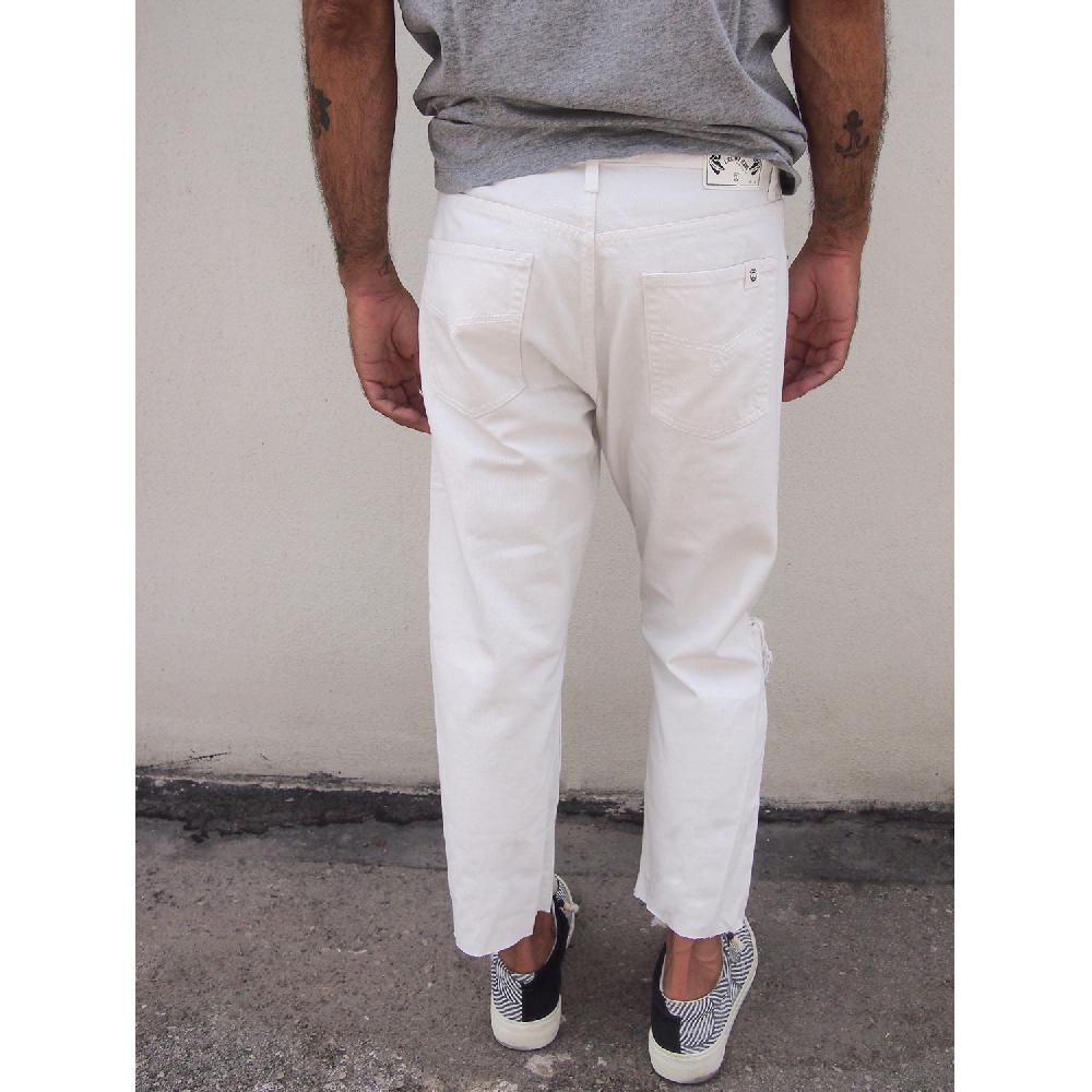 ﻿Dolfie JEANS MAN JARED - WHITE RETRO Tienda de fábrica
