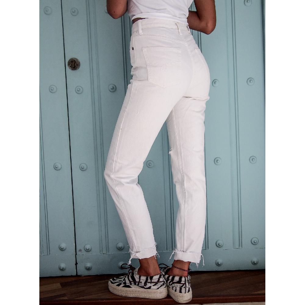 Dolfie JEANS WOMAN NINA - JEANS WHITE RETRO Descuentos del mes