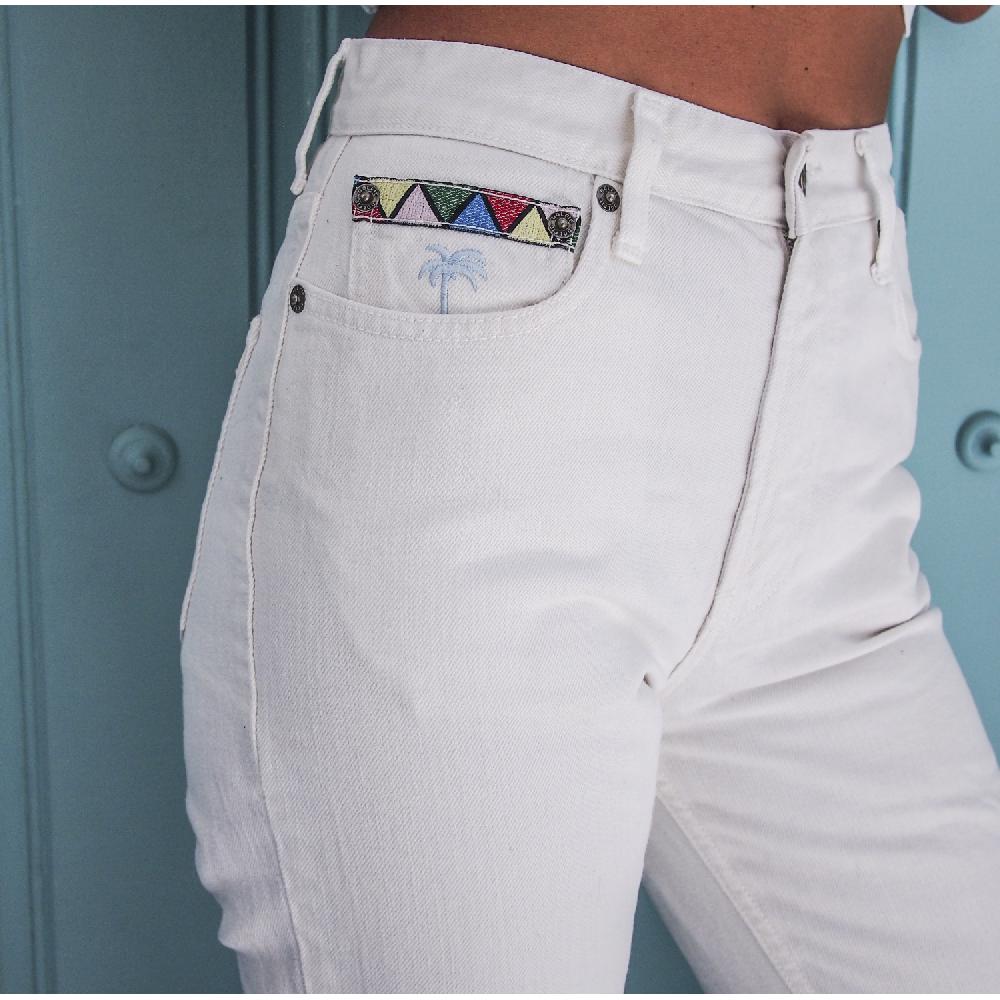 Dolfie JEANS WOMAN NINA - JEANS WHITE RETRO Descuentos del mes
