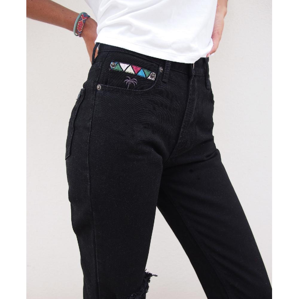 Dolfie JEANS WOMAN ROSE - JEANS BLACK RETRO Oferta exclusiva