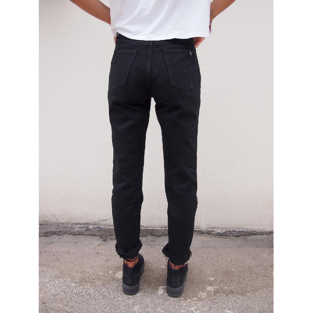 Dolfie JEANS WOMAN ROSE - JEANS BLACK RETRO Oferta exclusiva