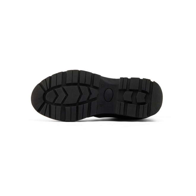 Duuo Botas chelsea negras con plataforma mujer Oferta especial de fábrica