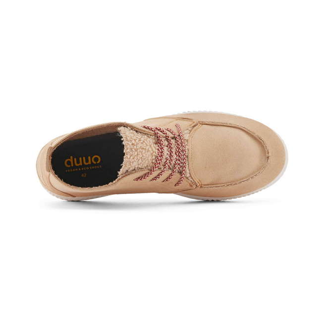 Duuo Zapatilla casual camel estilo botín Promoción trimestral