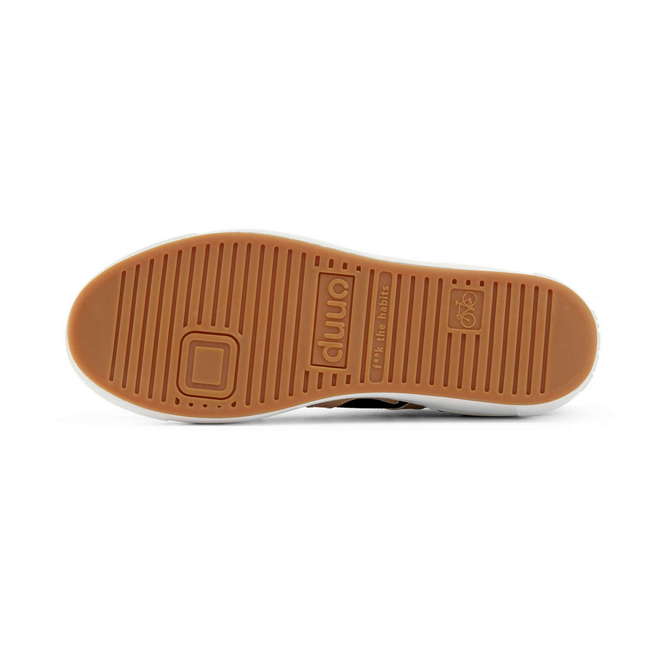 Duuo Zapatillas azules causal con detalles beige y verde Tienda de fábrica