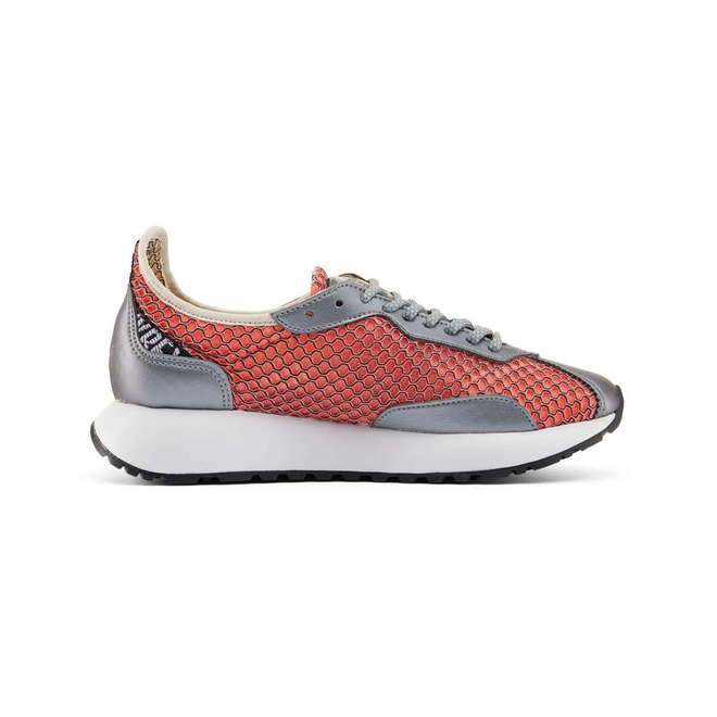 Duuo Zapatillas casual rosa con detalles plateados mujer Rebajas de fin de temporada