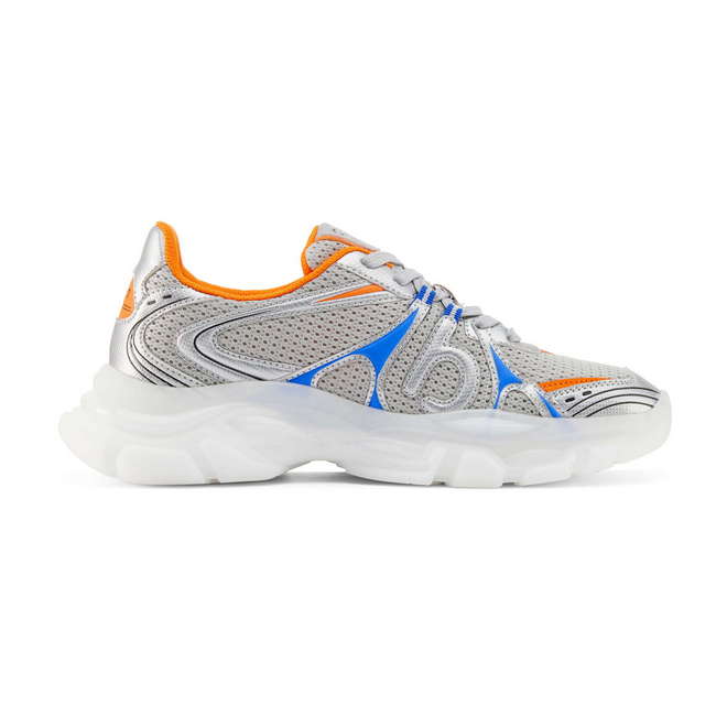 Duuo Zapatillas deportivas grises con detalles azul y naranja En línea