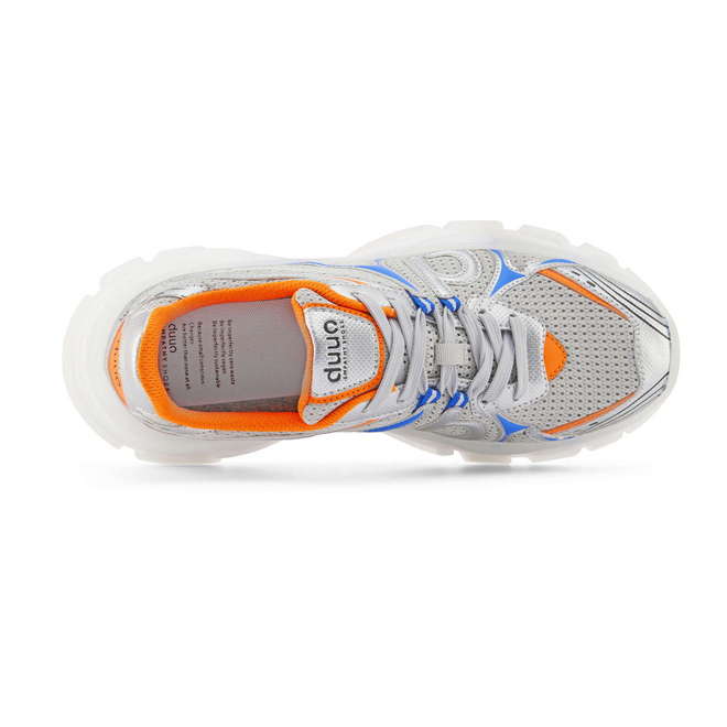 Duuo Zapatillas deportivas grises con detalles azul y naranja En línea