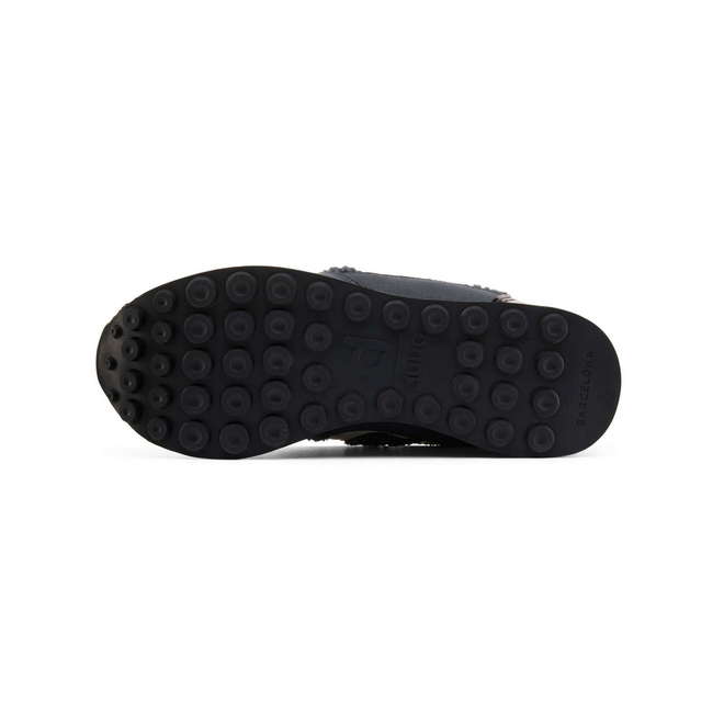 Duuo Zapatillas grises retro running mujer Venta caliente