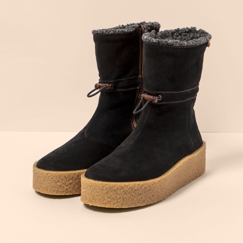El naturalista N5923 SILK SUEDE BLACK / DOLMEN Precio de fábrica